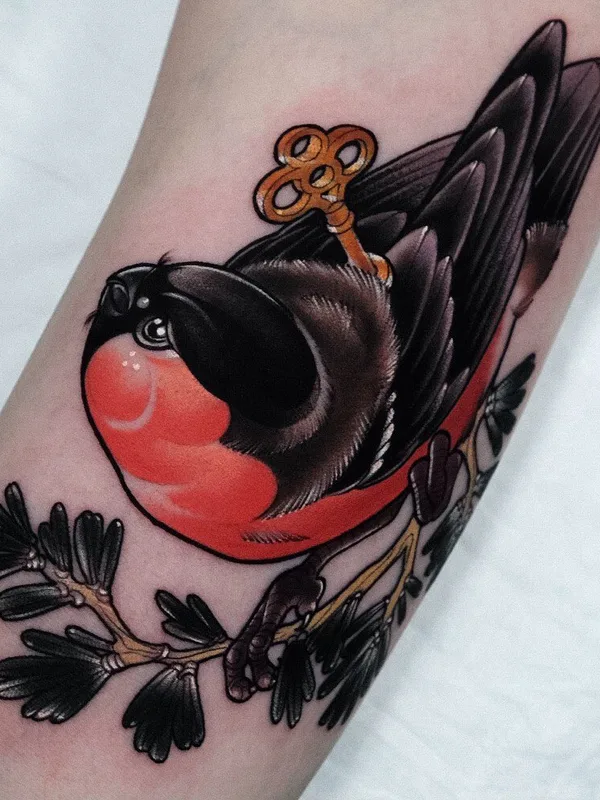 color neo traditional Tatuaggio su forearm #44786 | Tatuatore Лариса Ганзвинд