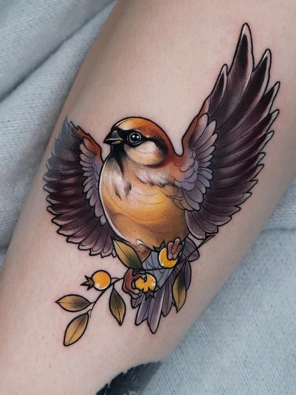 color neo traditional Tatuaggio su forearm #44789 | Tatuatore Лариса Ганзвинд