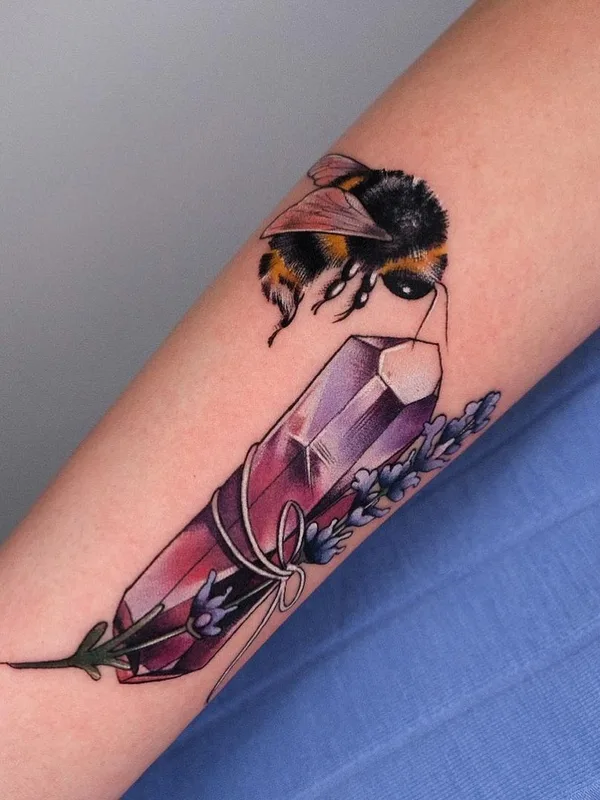 color illustrative Tatuaggio su forearm #44794 | Tatuatore Лариса Ганзвинд
