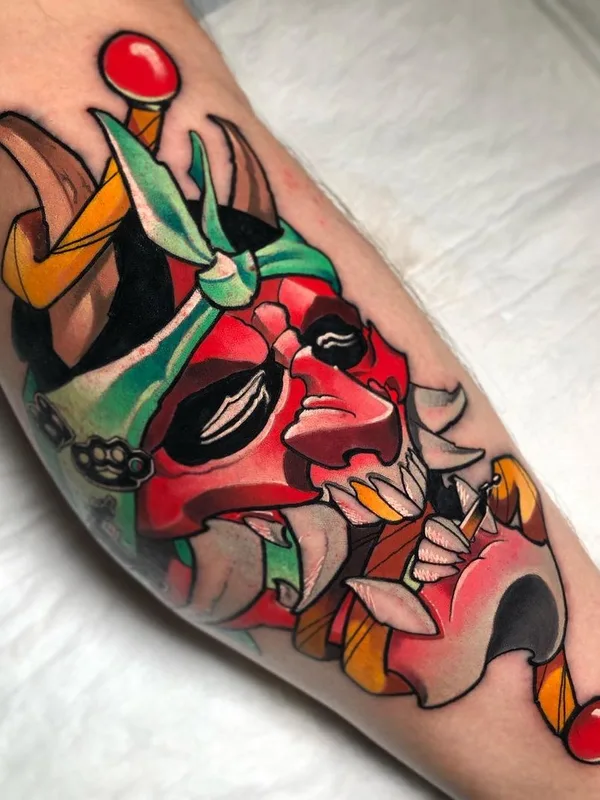 color japanese tattoo on forearm #45009 | Tattoo Artist Дмитрий Харлеич