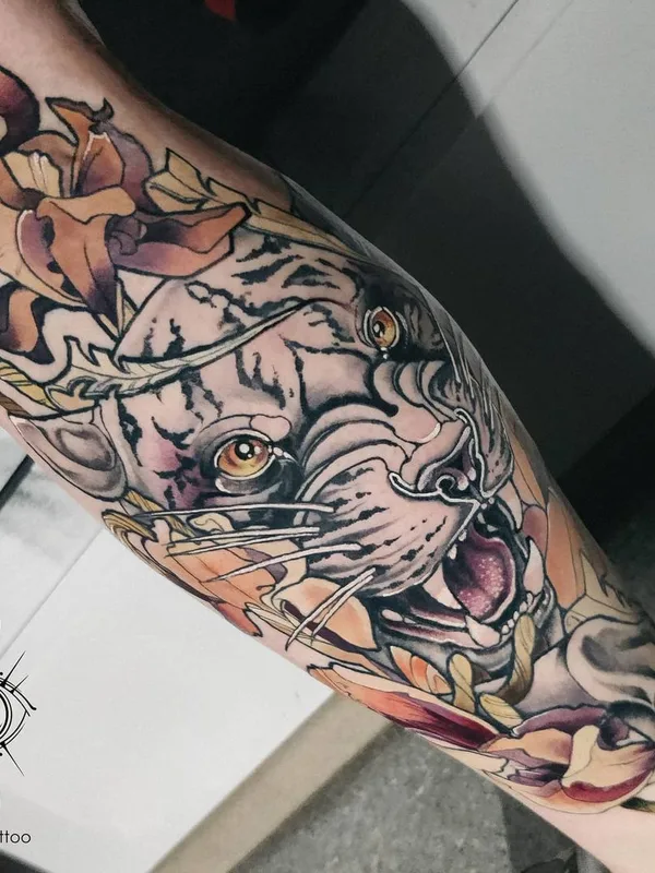 color japanese татуировка на forearm #45013 | Тату мастер Ксения Дорошина