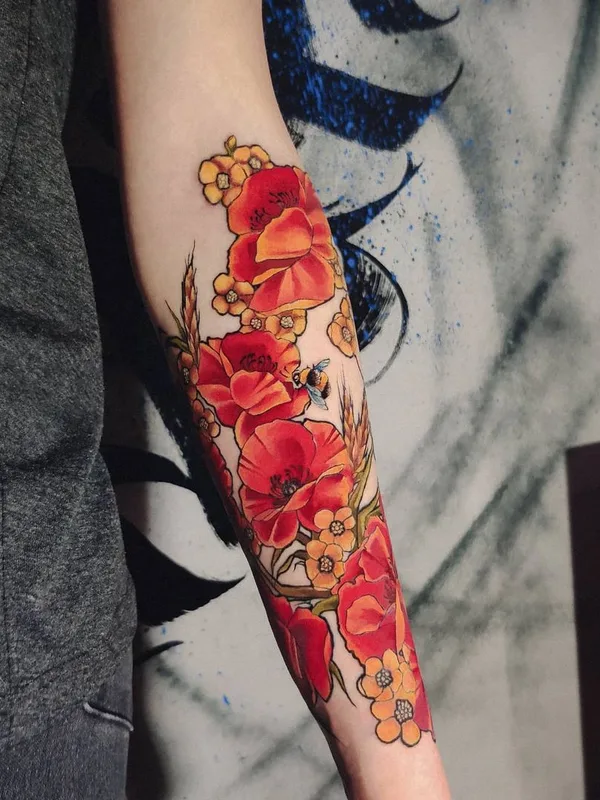color illustrative татуировка на forearm #45014 | Тату мастер Ксения Дорошина