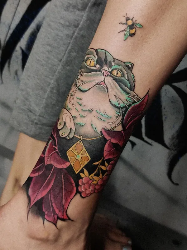 color illustrative татуировка на forearm #45022 | Тату мастер Ксения Дорошина