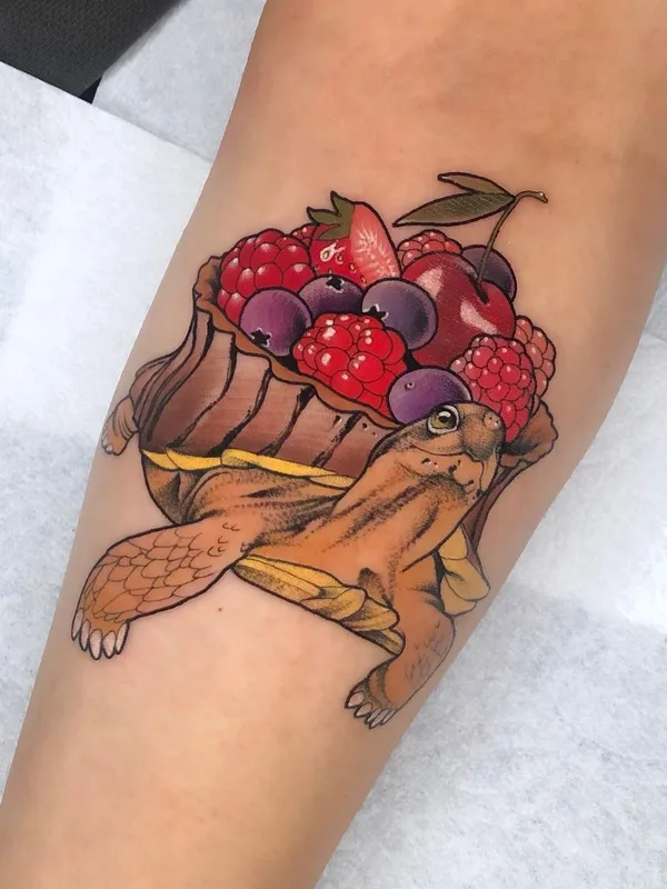 color illustrative татуировка на forearm #45269 | Тату мастер Jina Tattooer