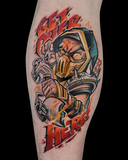 Тату эскиз #45427 Тату мастер Vsevolod Zlaya Sobaka