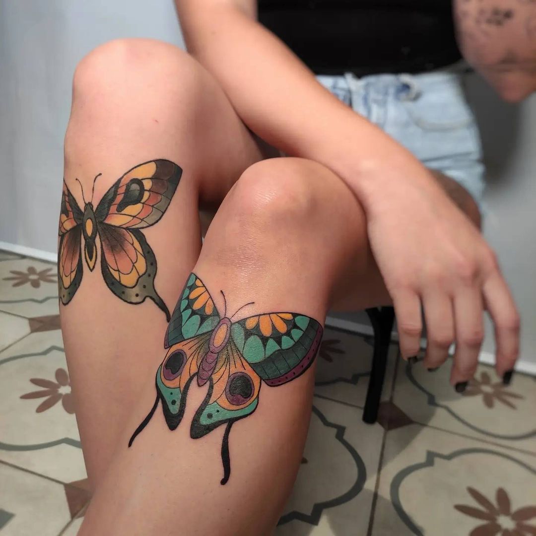 Traditional Butterfly Tattoo by Krooked Ken at Black Ancho  Flickr