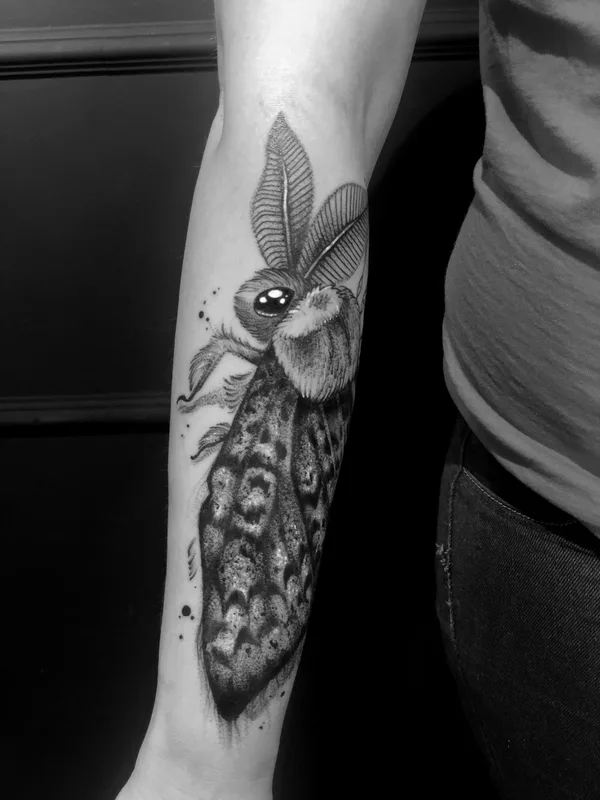 black and grey black and grey Tatuaggio su forearm #45598 | Tatuatore L.E.A.ink Lomova Ekaterina