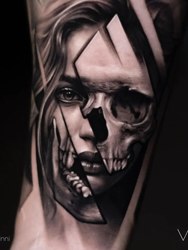 black and grey realism Tatuaggio su forearm #45701 | Tatuatore Сергей Vinni