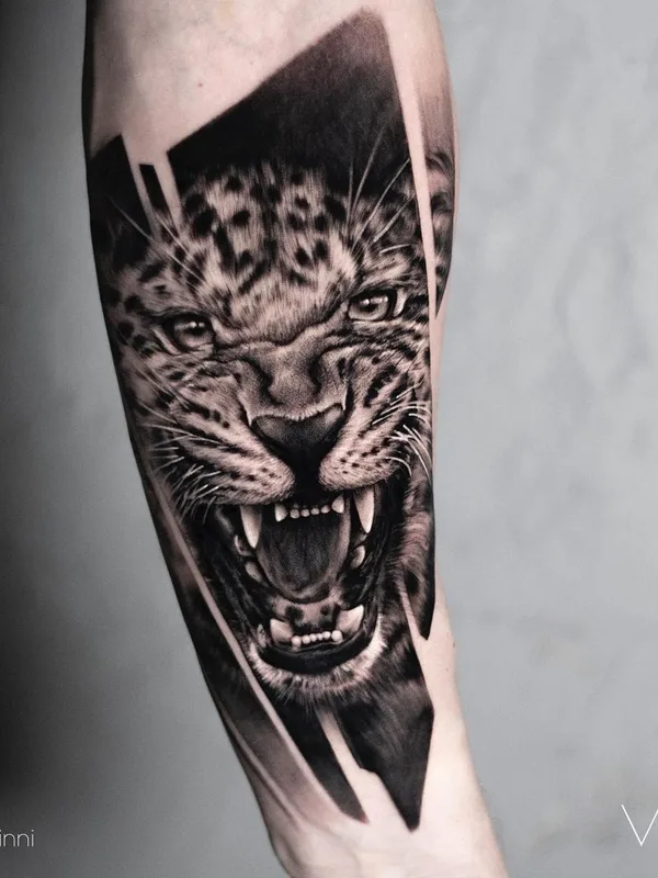 black and grey realism Tatuaggio su forearm #45710 | Tatuatore Сергей Vinni