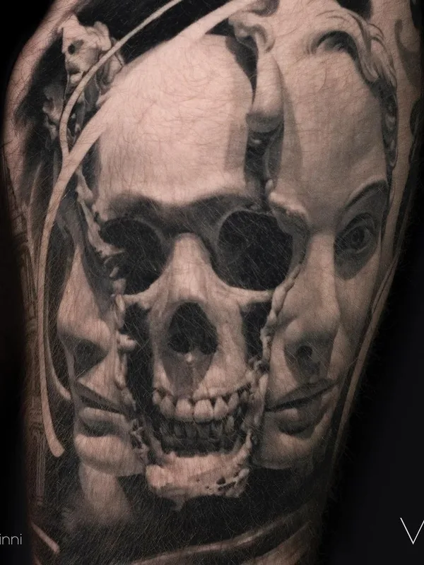 black and grey realism Tatuaggio su forearm #45702 | Tatuatore Сергей Vinni