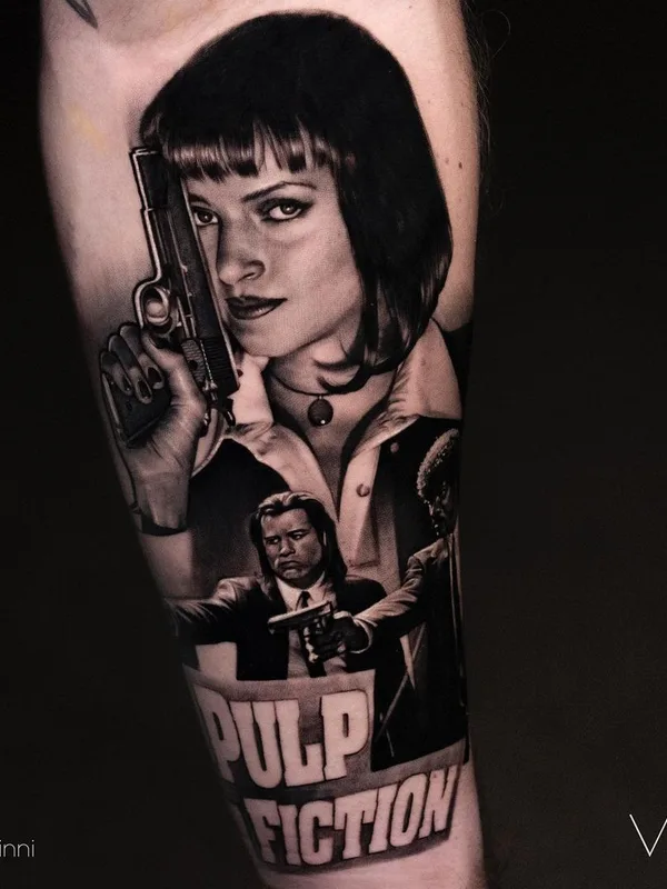 black and grey realism Tatuaggio su forearm #45704 | Tatuatore Сергей Vinni