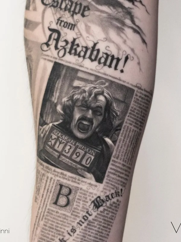 black and grey realism Tatuaggio su forearm #45711 | Tatuatore Сергей Vinni