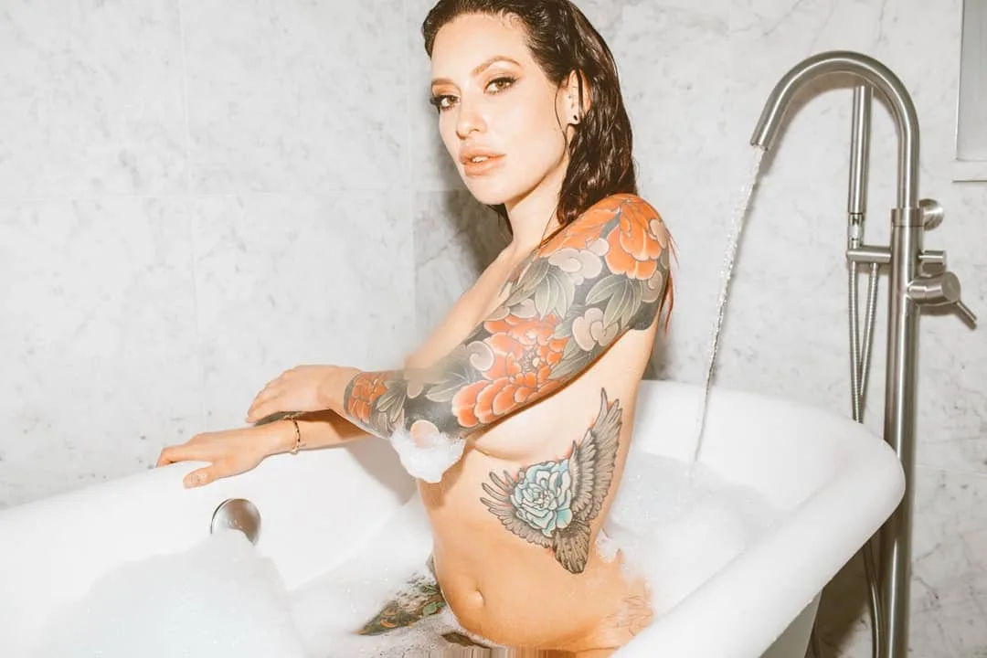 Girl with tattoos pictures