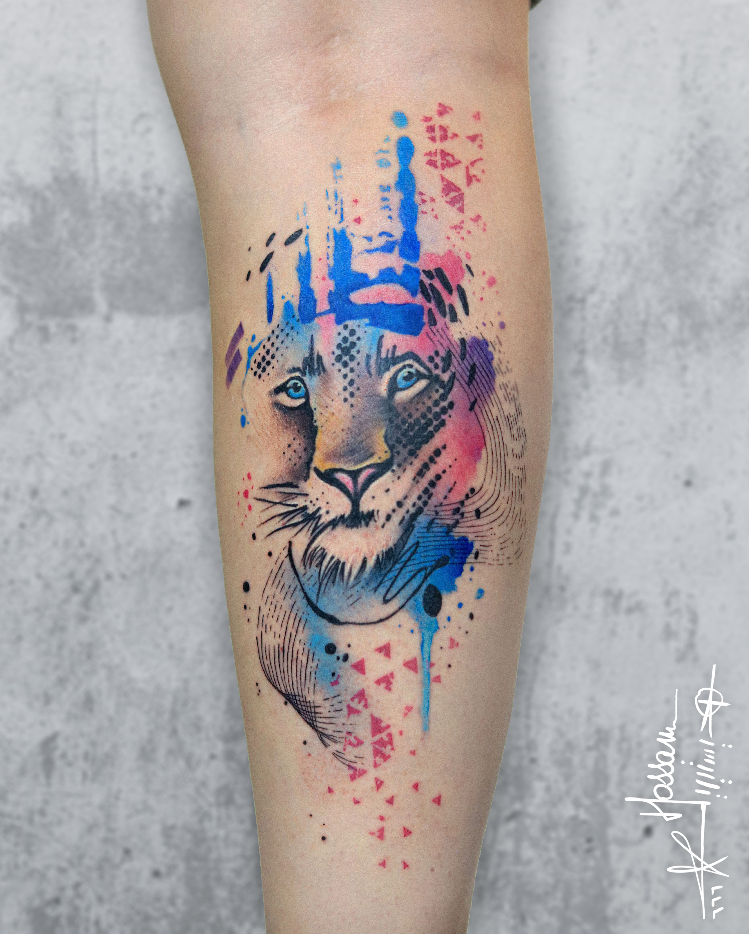 The Canvas Arts The Canvas Arts Arm Hand Lion Face Body Temporary Tattoo -  Price in India, Buy The Canvas Arts The Canvas Arts Arm Hand Lion Face Body  Temporary Tattoo Online