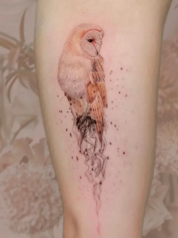 color watercolor Tatuaggio su forearm #45968 | Tatuatore Lu Lunartik