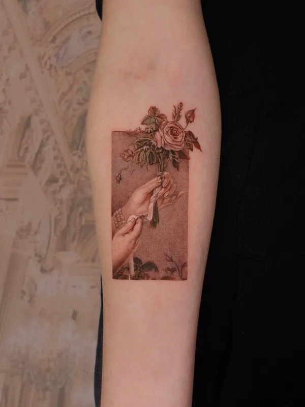 black and grey realism Tatuaggio su forearm #45973 | Tatuatore Lu Lunartik