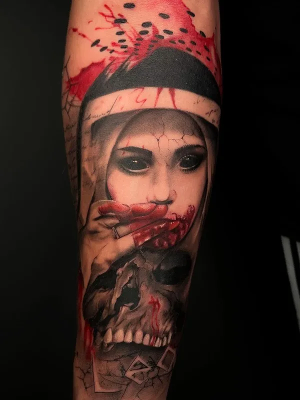 color realism tattoo auf forearm #46014 | Tätowierer Микаэл