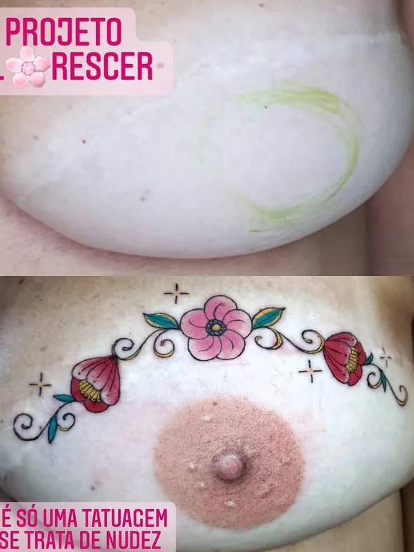 female color neo traditional татуировка на chest #46453 | Тату мастер Rodrigo Catuaba