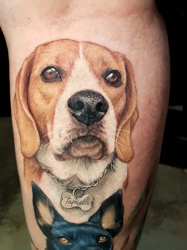 color realism татуировка на thigh #46455 | Тату мастер Rodrigo Catuaba