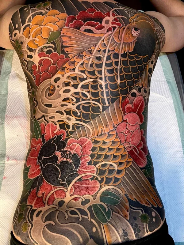 color japanese татуировка на full back #46484 | Тату мастер Tattooartist_Jehoo