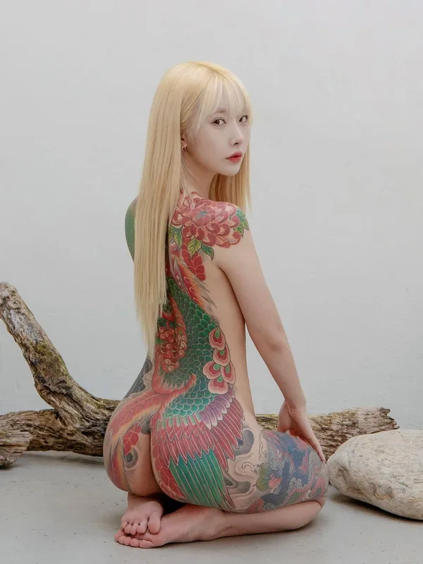 female color japanese татуировка на full back #46479 | Тату мастер Tattooartist_Jehoo
