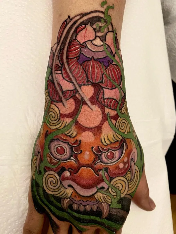 color japanese татуировка на hand #46485 | Тату мастер Tattooartist_Jehoo