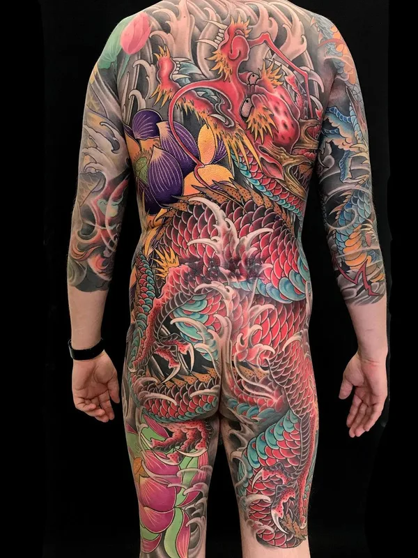 color japanese tattoo on full body #46489 | Tattoo Artist Kevin Marr