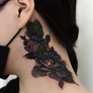 татуировка #60082 | Тату мастер guppy.flowertattoo