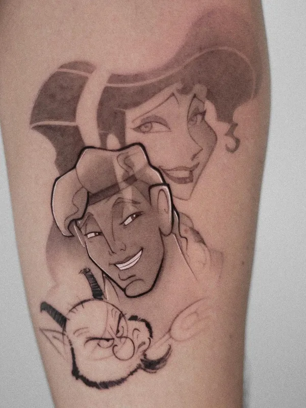 black and grey sketch Tatuaggio su forearm #60090 | Tatuatore Yurici_tattoo