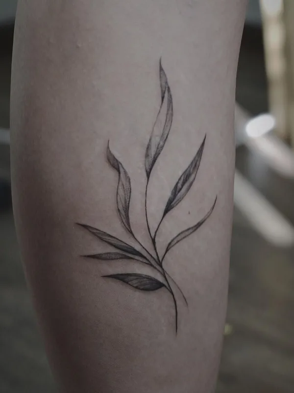 black and grey fineline 纹身 在 forearm #60216 | 纹身师 Ирина Шатилова