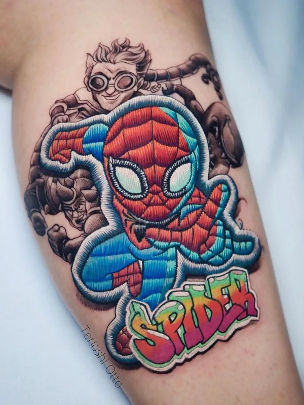 color cartoon tatuaje en forearm #60236 | Tatuador Terioshi Otto