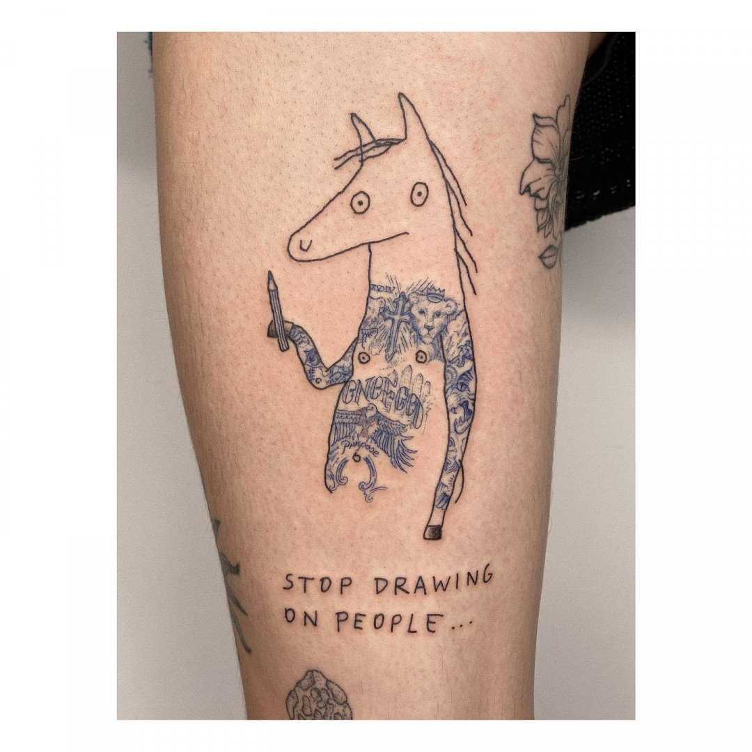 28 Best Bojack Horseman Tattoos and Ideas  NSF  Magazine