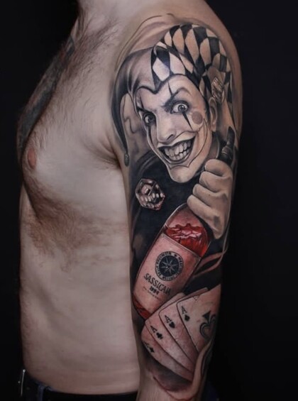 Тату эскиз #60499 Тату мастер Krasnoe Mikelandzhelo