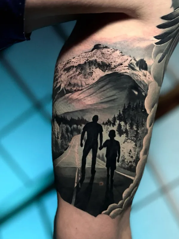 black and grey realism tattoo on forearm #75608 | Tattoo Artist Леон, студия L-Tattoo