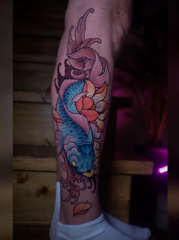 Neojapanese tattoo