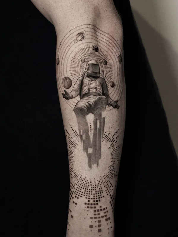 black and grey black and grey tattoo on forearm #75790 | Tattoo Artist Taeseok Park