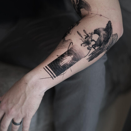Тату эскиз #75802 Тату мастер Oscar Akermo
