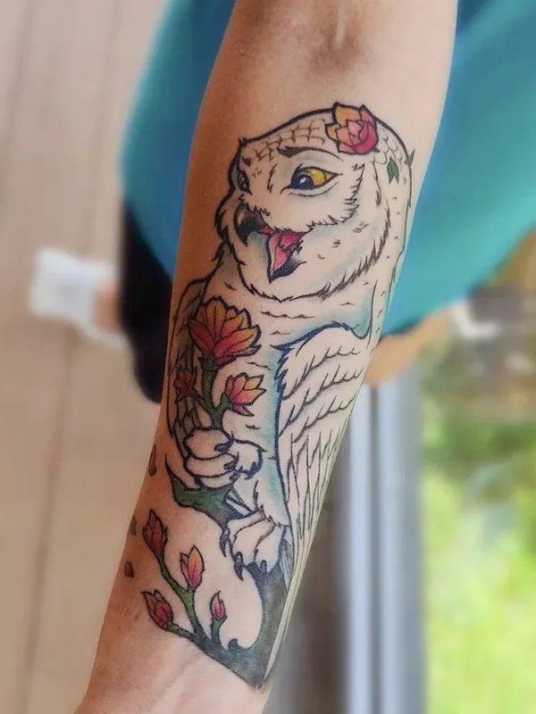 color illustrative Tatuagem em forearm #75843 | Tatuador АНДРЕЙ ЛОКТИОНОВ
