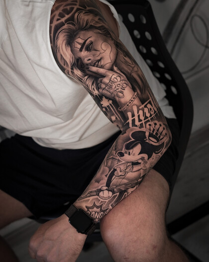 Тату эскиз #75903 Тату мастер Sasha Hugo