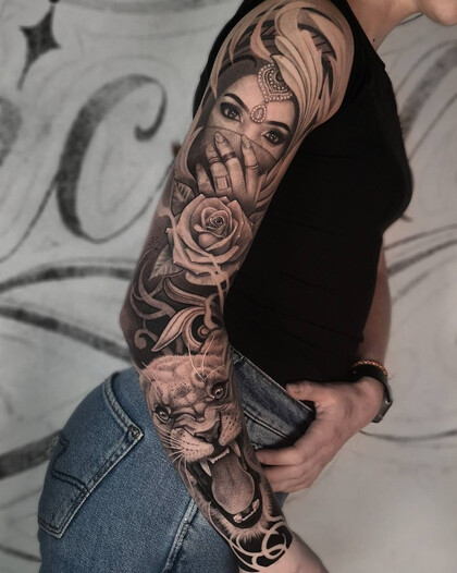 Тату эскиз #75904 Тату мастер Sasha Hugo