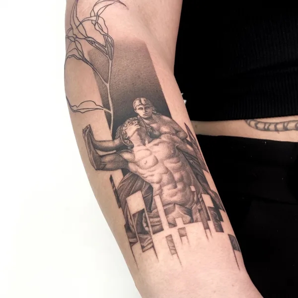 Micro Realism tattoo by Yana VORO in Moscow
