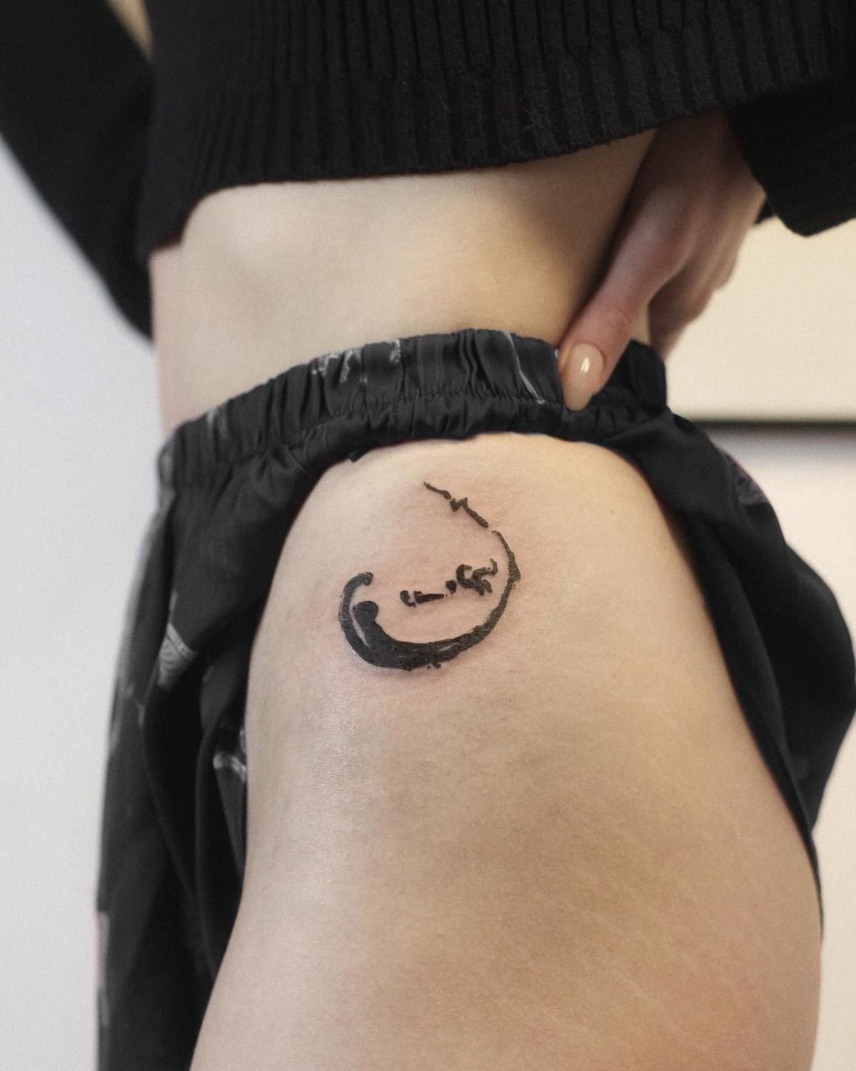 Black tattoo by Иван Бакланов