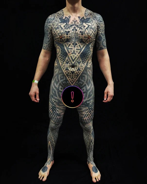 Геометрия Geometric shapes, Abstract tattoo на Всё тело