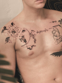 Geometric tattoo