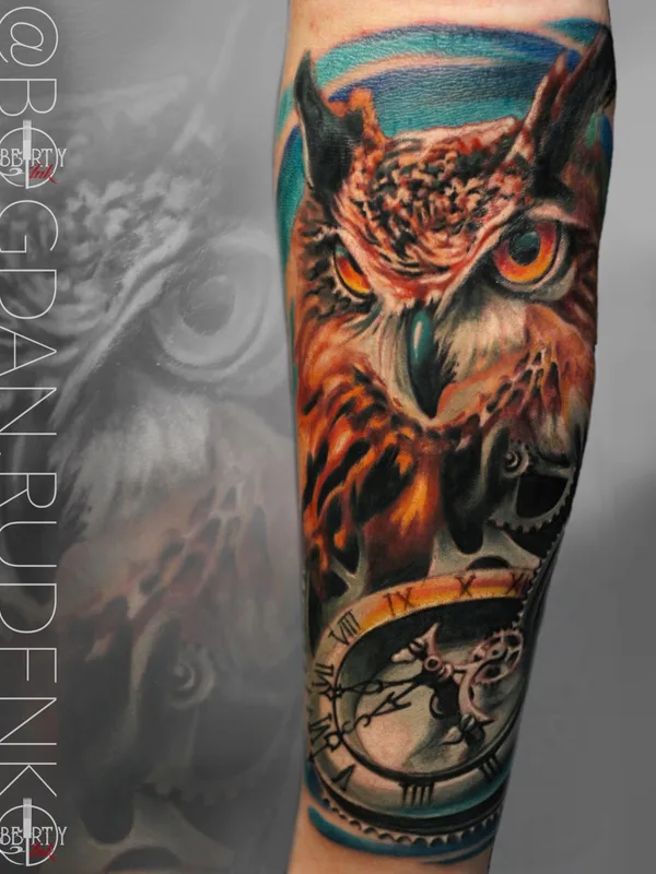 male color realism tattoo on forearm #76261 | Tattoo Artist Богдан Руденко
