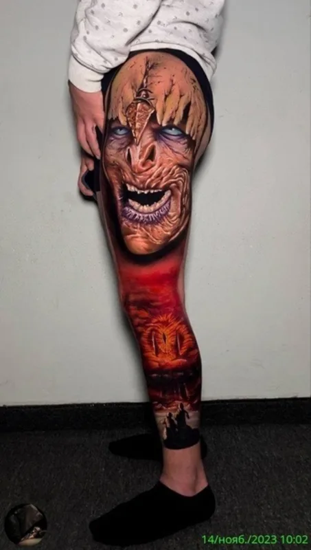 color realism Tatuaggio su full leg #76335 | Tatuatore Стас Романюк