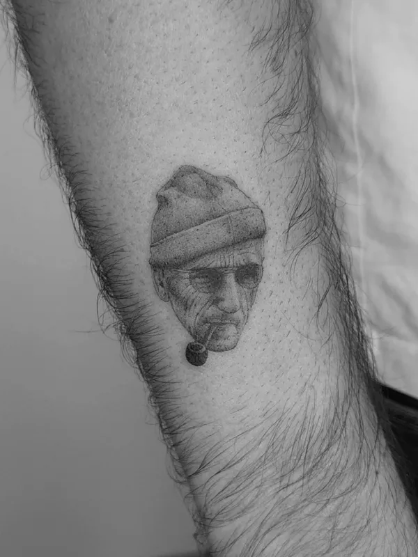 black and grey black and grey 타투 부위 forearm #76409 | 타투이스트 Кристина Орлова