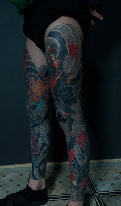 Тату эскиз #76511 Тату мастер Kseniya Zhavoronkova