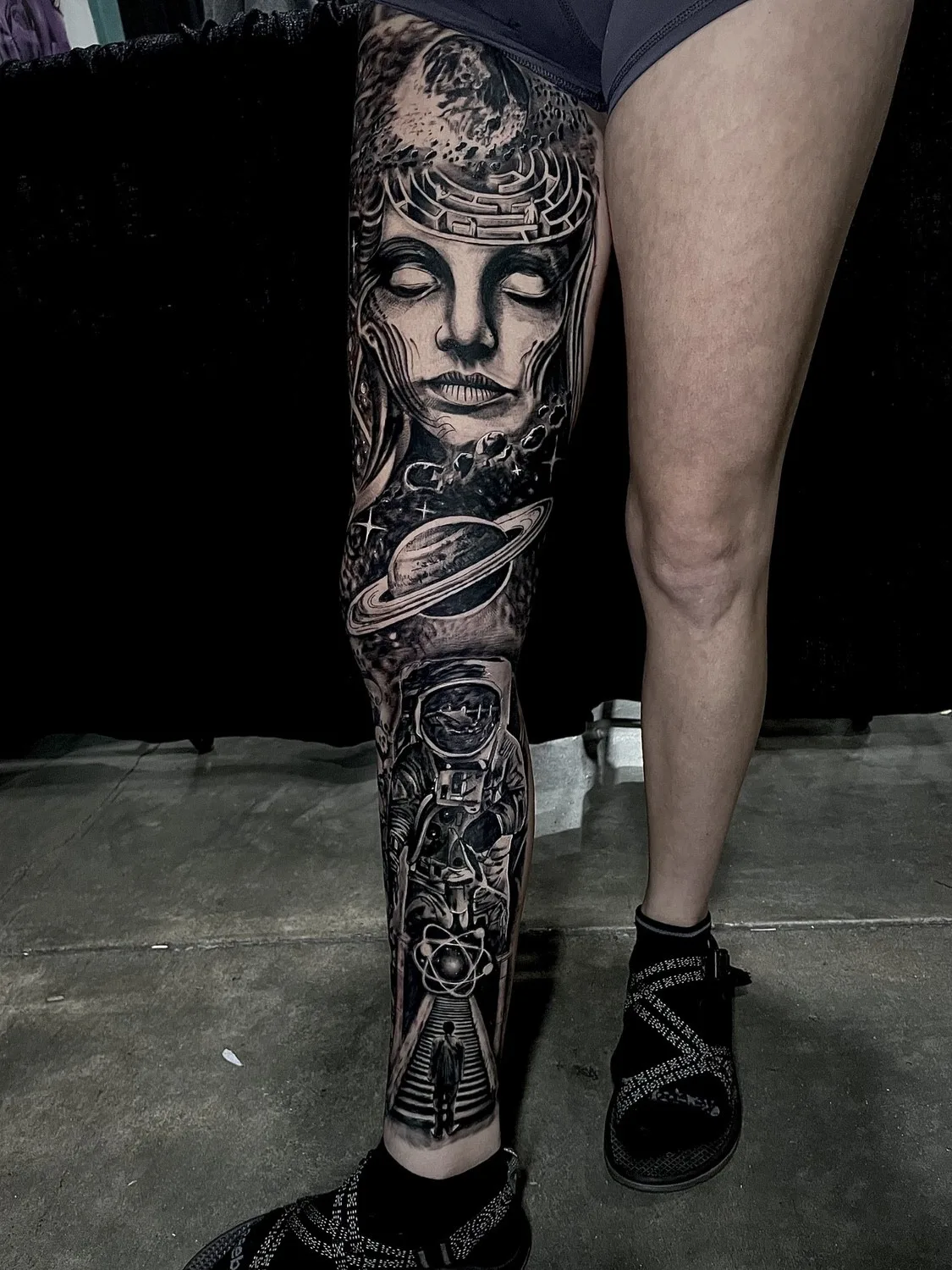 Tattoo artist Berhan Tabih