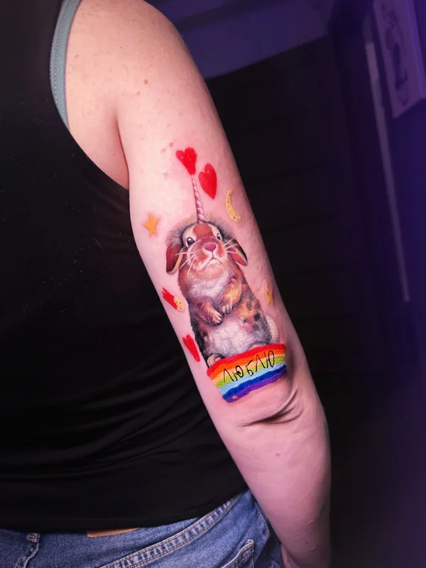 color illustrative 纹身 在 forearm #77113 | 纹身师 Molly ttt